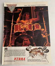 JOEY KRAMER AEROSMITH Tama Drums Magazine 1 Page Advert 1980's picture
