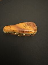 Limoges Trinket Box Guitar Case & Guitar Signed Marque Deposee picture