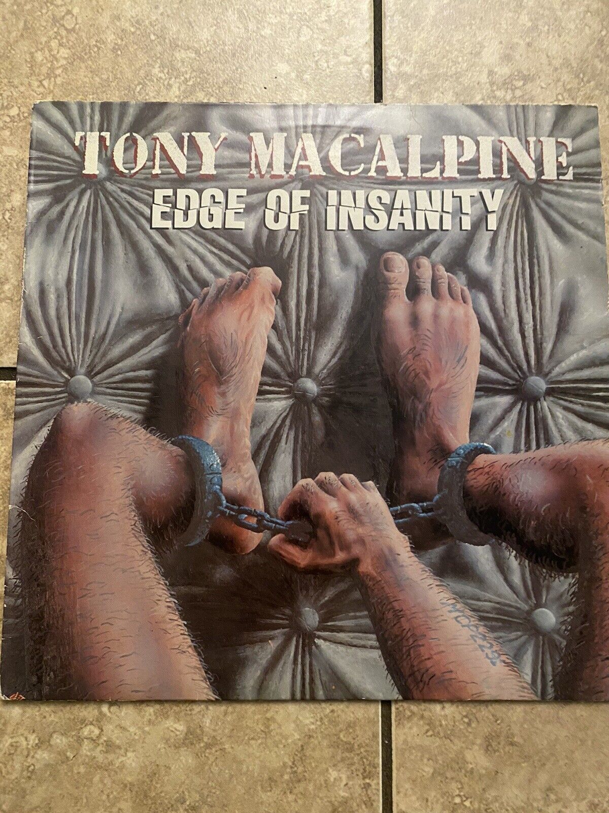 Tony Macalpine Edge Of Insanity Lp, Shrapnel Original, Metal Guitar