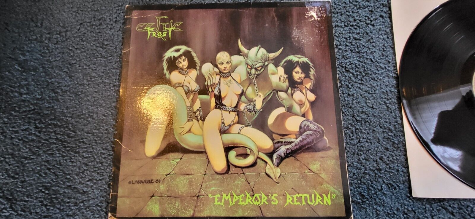 Celtic Frost The Emperor’s Return EP Vinyl Record Metal Blade 1985 Original