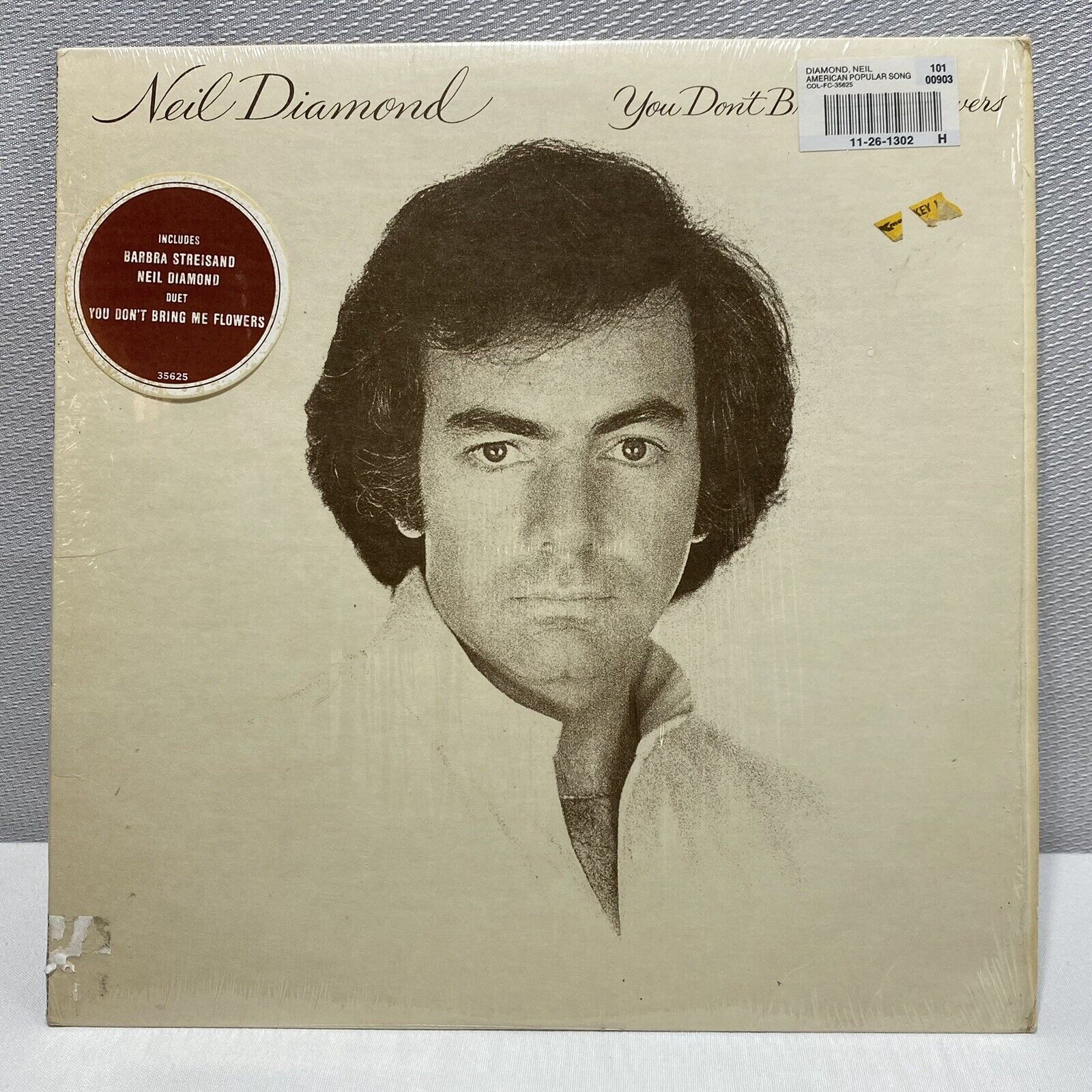 NEIL DIAMOND~YOU DON\'T BRING ME FLOWERS 1978 VINYL LP ALBUM