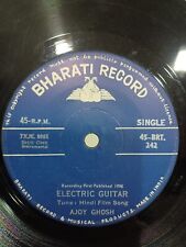 Ajoy Ghosh  instrumental bollywood Electric Guitar  rare EP RECORD India VG+ picture