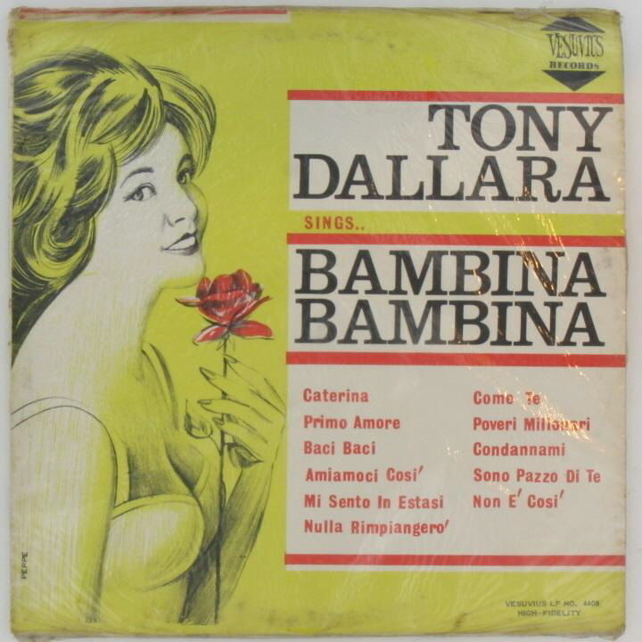 SEALED TONY DALLARA Bambina RARE 1967 VESUVIUS Italian Jazz Pop 1st PRESS