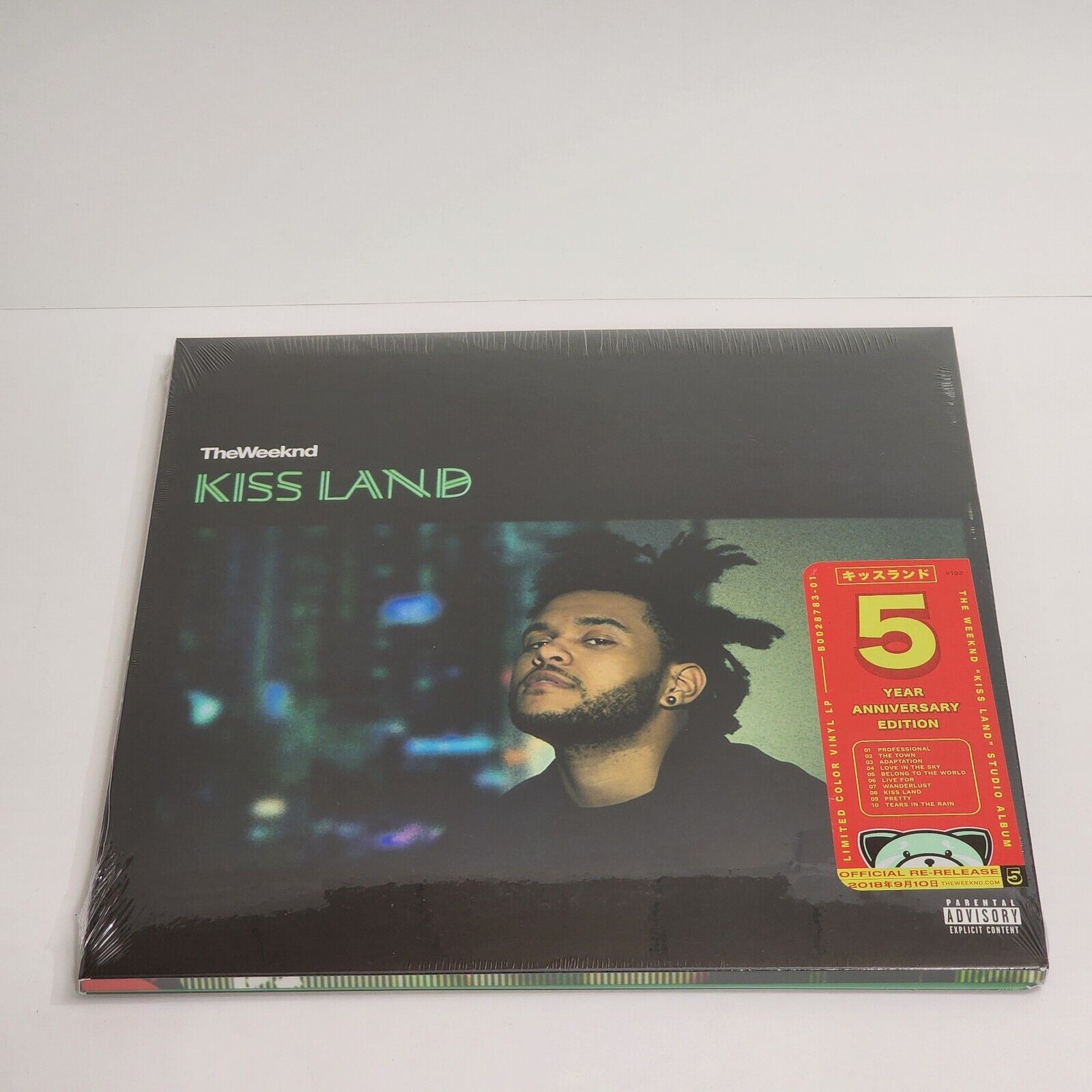 The Weeknd Kiss Land 5 Year Anniversary Edition Seaglass Colored Vinyl