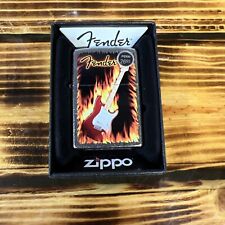 Fender Red Electric Guitar Zippo Lighter picture