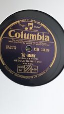 2 x Vintage 78rpm Vinyl Records. Tar's Farewell, Powder Monkey, Mary & To Mary picture