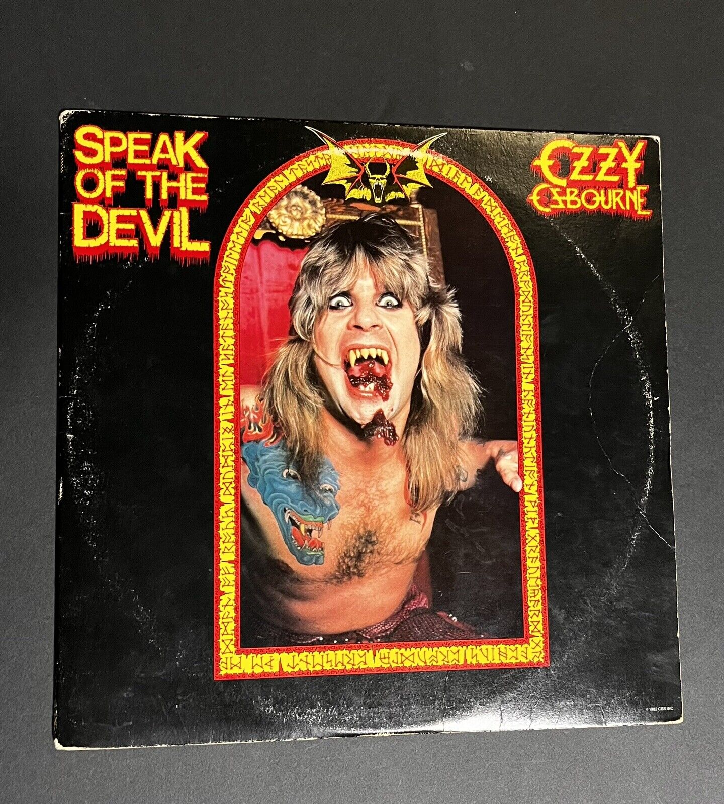 Vintage 1982 OZZY OSBOURNE SPEAK OF THE DEVIL Double LP Vinyl