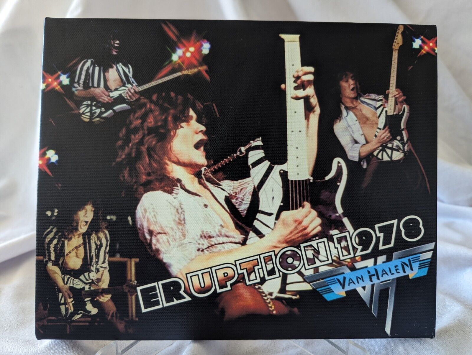 Eddie Van Halen EVH  Guitar ERUPTION 1978 8x10 Canvas Print Classic Rock Metal *