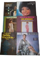 6 x Vinyl Record LP Shirley Bassey & Dionne Warwick Records picture