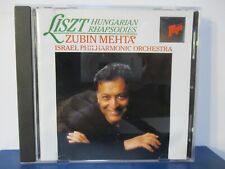 LISZT - Hungarian Rhapsodies - Zubin Mehta - CD - MINT condition - E24-1703 picture
