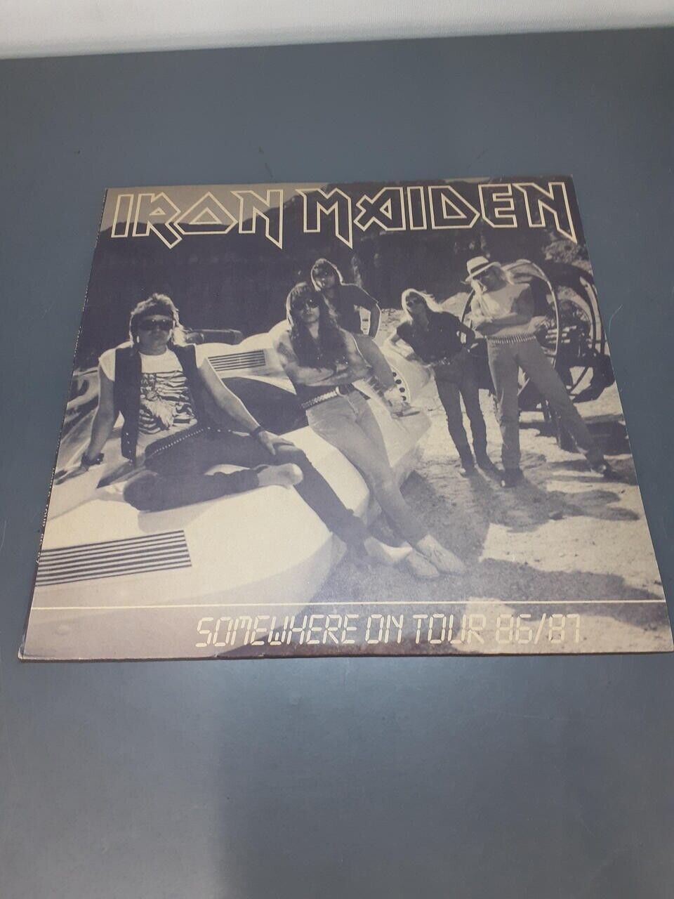 Iron Maiden SOMEWHERE ON TOUR 86/87 Records LP
