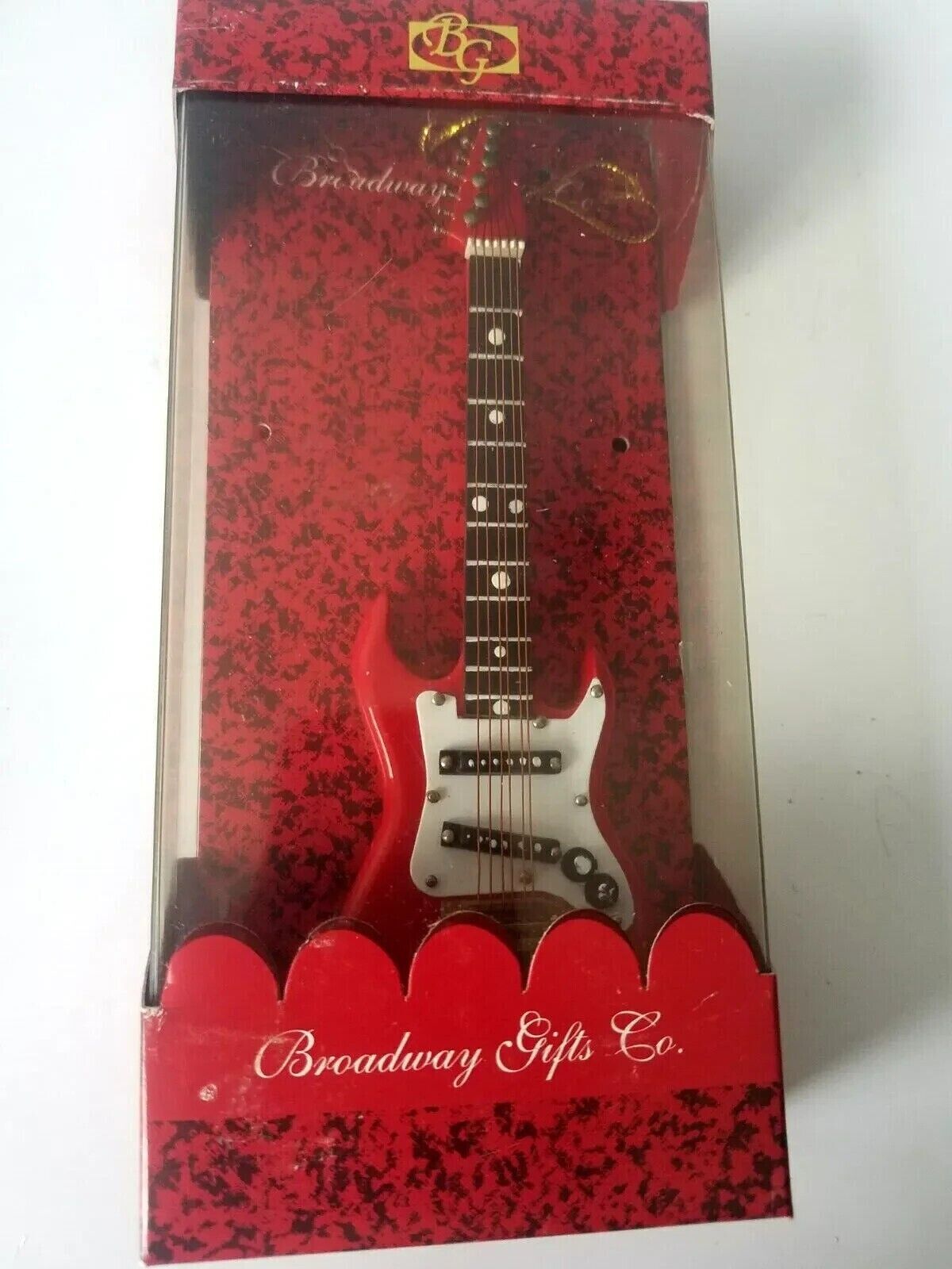 NEW Broadway Gifts Co Electric Guitar Musical Instrument, Hanging Ornament