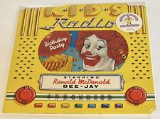 Vintage Ronald McDonald Dee-Jay 1980 Kids Radio Birthday Party Vinyl Unopened picture