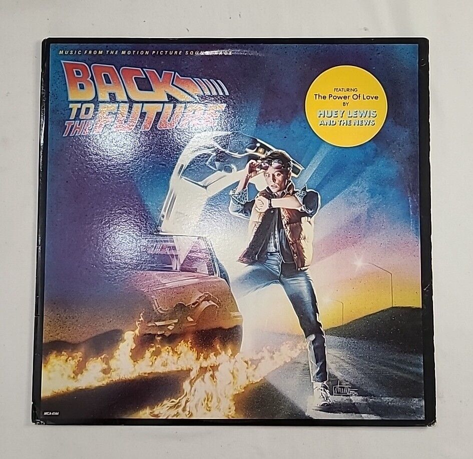 Back To The Future Music From The Sountrack LP 1985 Original Vinyl 