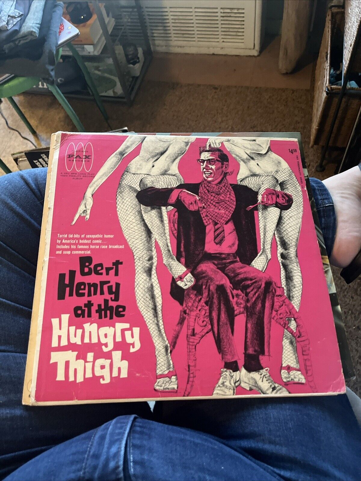Bert Henry at the Hungry Thigh Vintage Vinyl LP Record FAX Records 1961