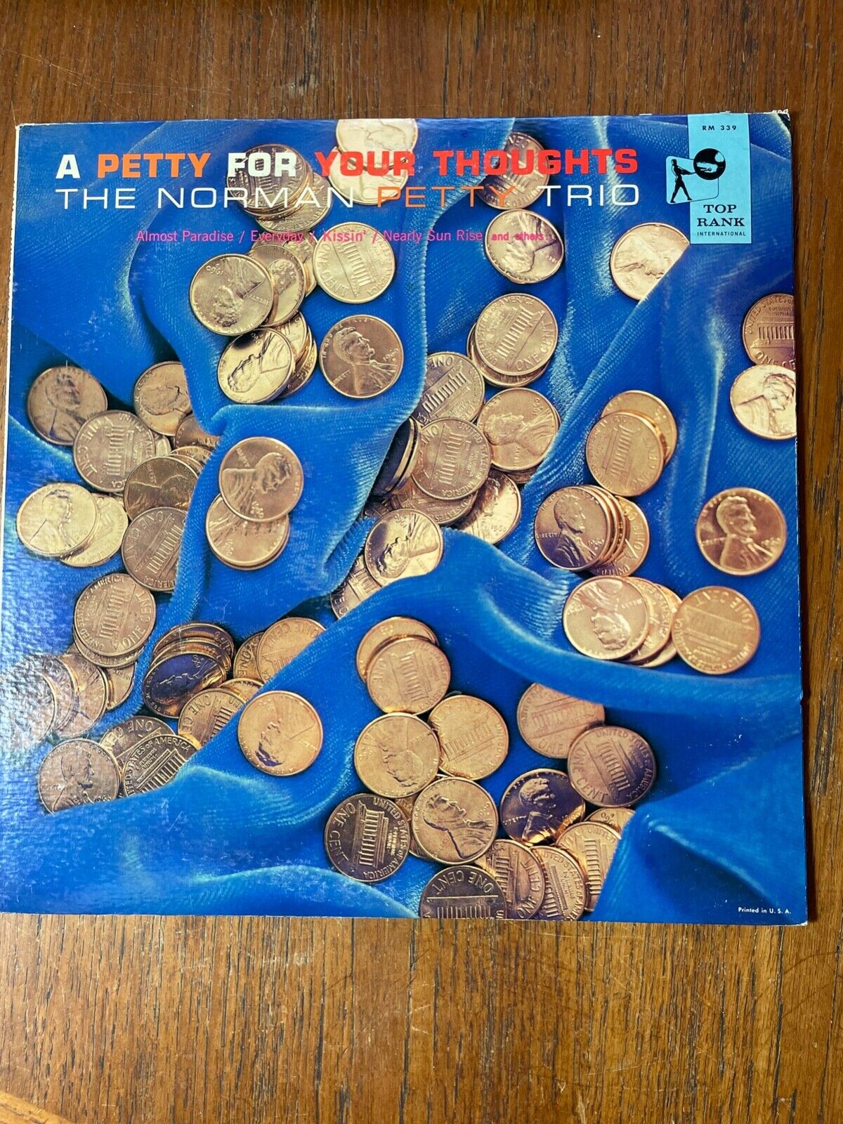 The Norman Petty Trio – A Petty For Your Thoughts LP RARE RM339 Top Rand records