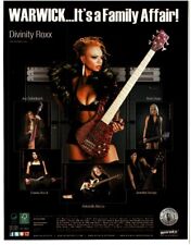 2013 WARWICK Bass Guitar DIVINITY ROXX  magazine ad picture