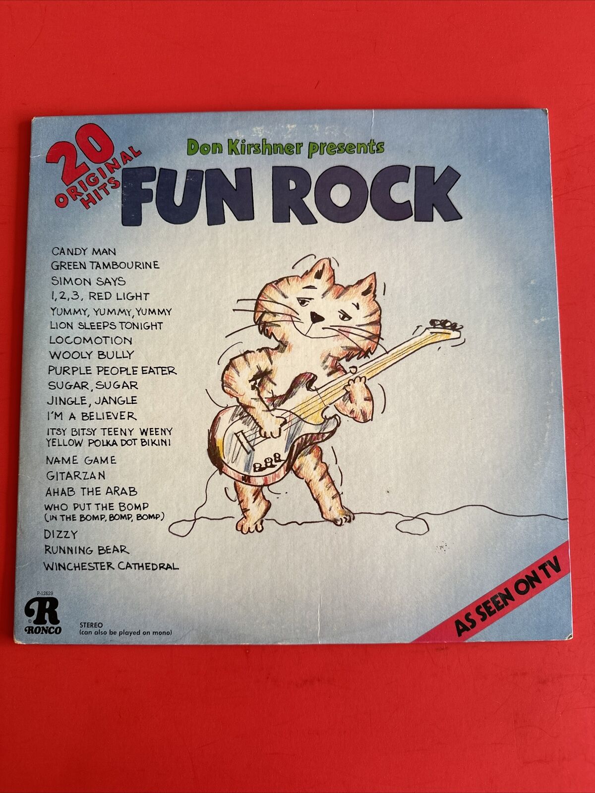 Fun Rock/20 Original Hits DON KIRSHNER PRESENTS 1975 RONCO RECORDS CANDY MAN