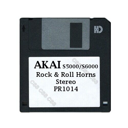 Akai S5000 / S6000 Floppy Disk Rock & Roll Horns Stereo PR1014
