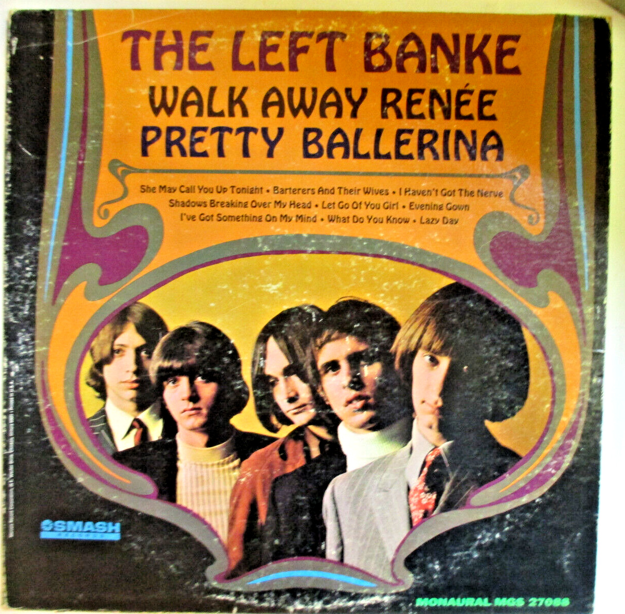 Vinyl LP THE LEFT BANKE Walk Away Renee / Pretty Ballerina Smash 27088 Mono 1966