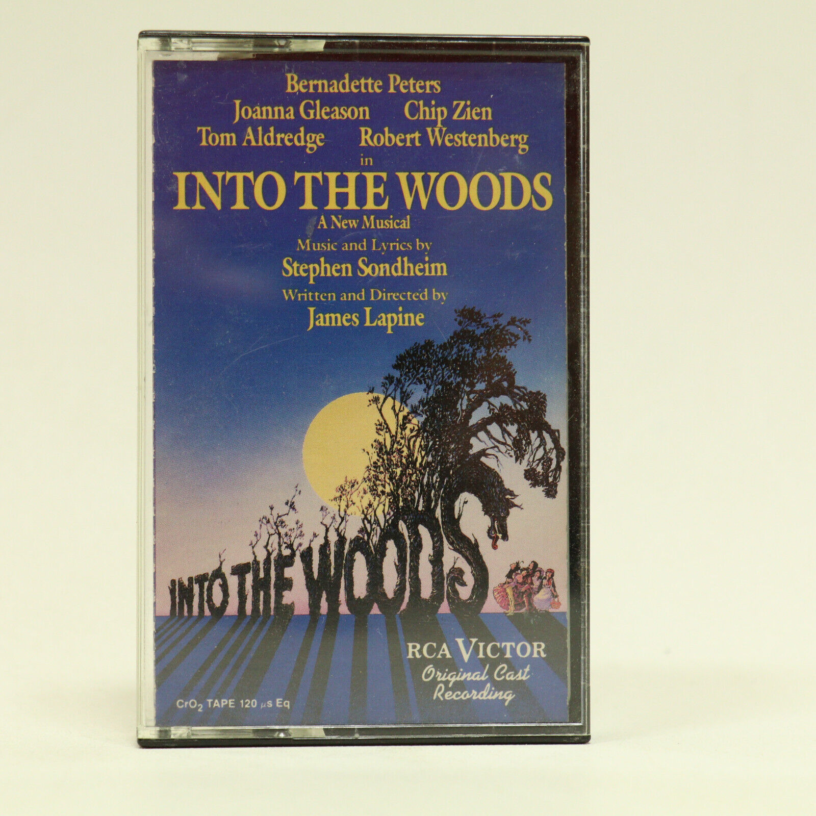 Stephen Sondheim Into The Woods Original Cast Recording Cassette Tape