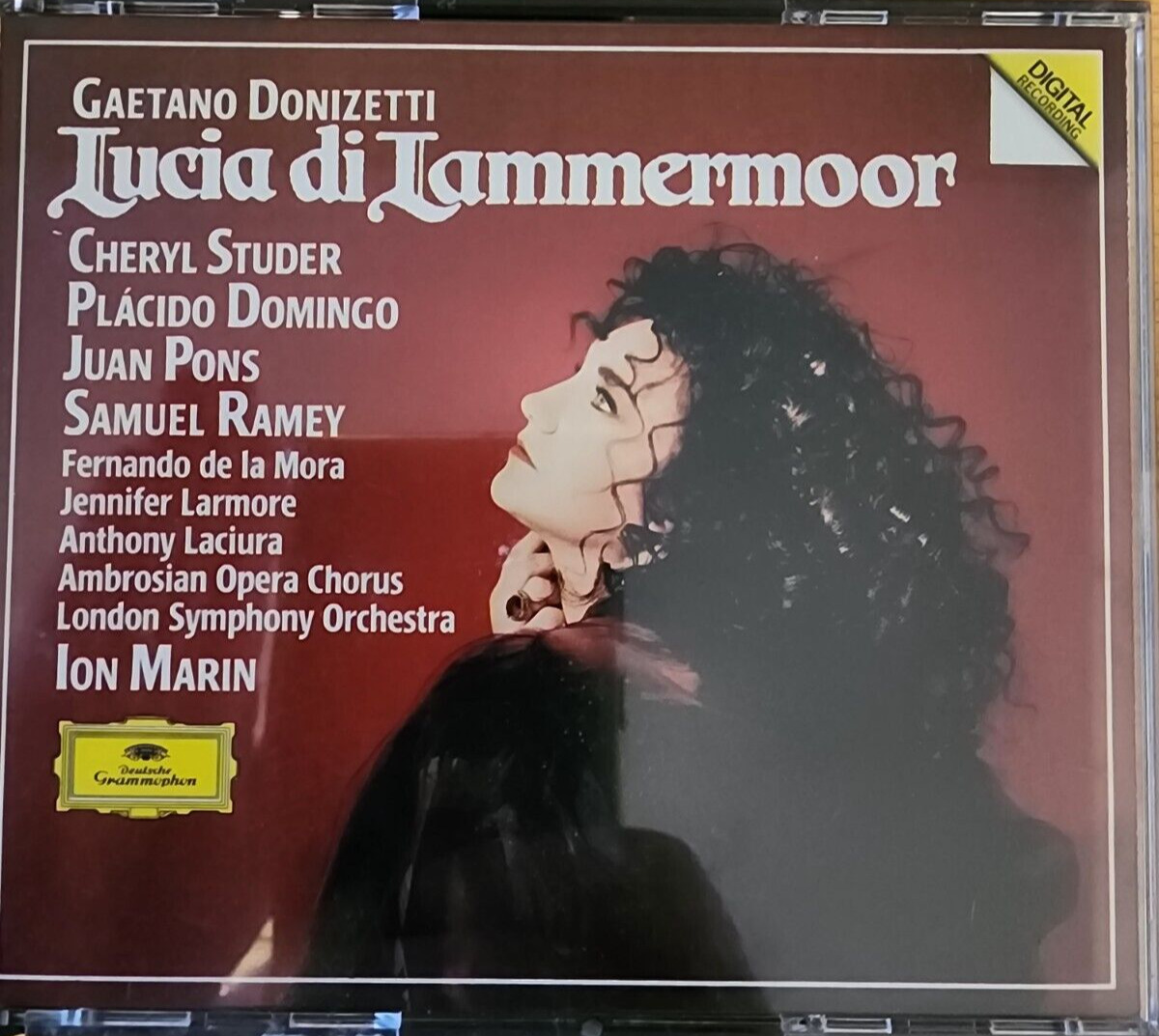 Gaetano Donizetti Lucia di Lammermoor Cheryl Studer, Palcido Domingo (CD, 2-Disc