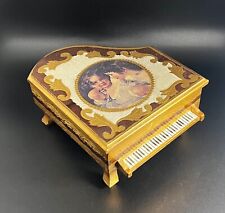 Vintage Grand Piano Miniature Relplica Musical Jewelry Box picture