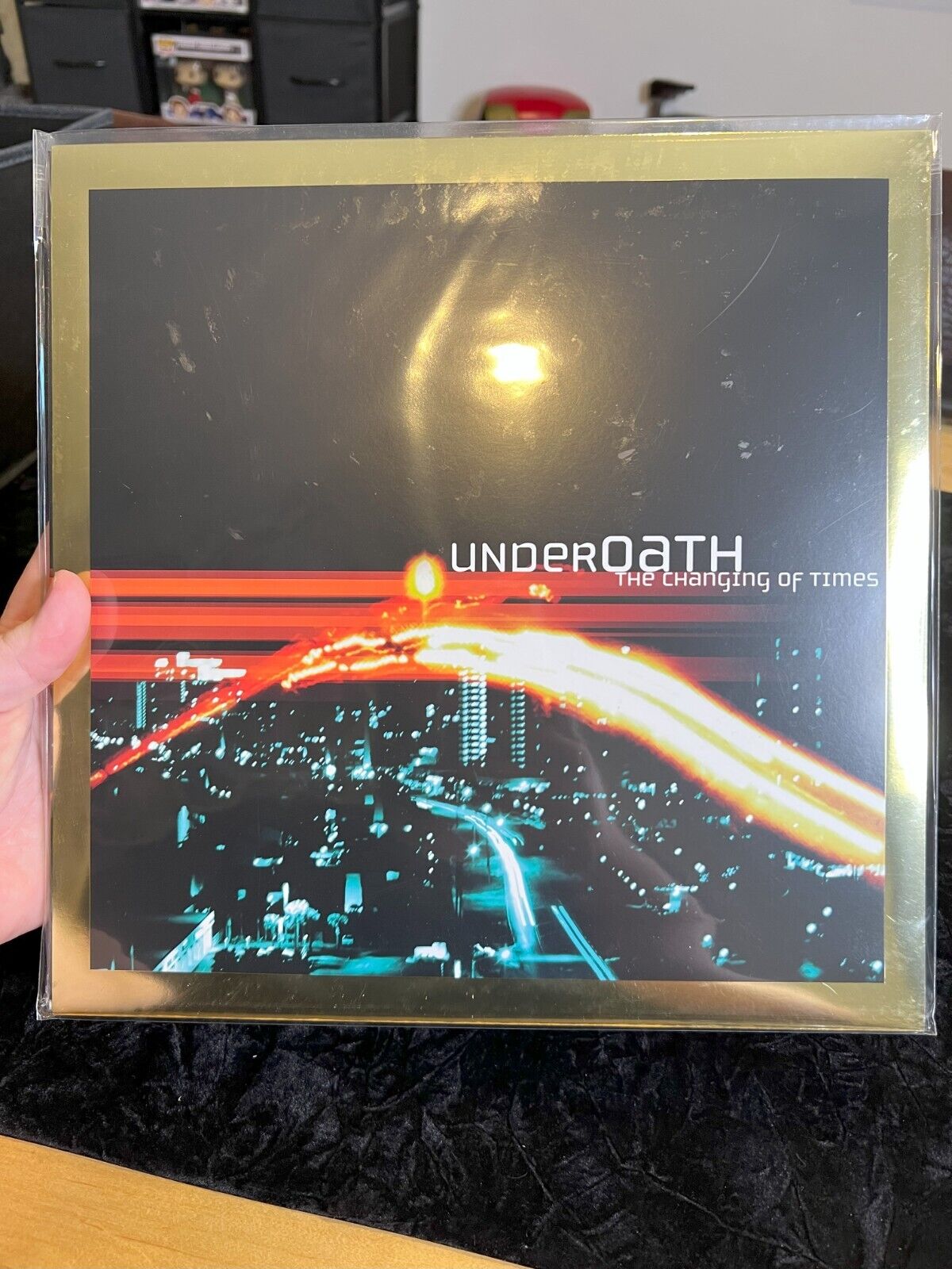 Underoath - The Changing Of Times Vinyl LP gold Vinyl LP OOP 4/7 Revolver RARE