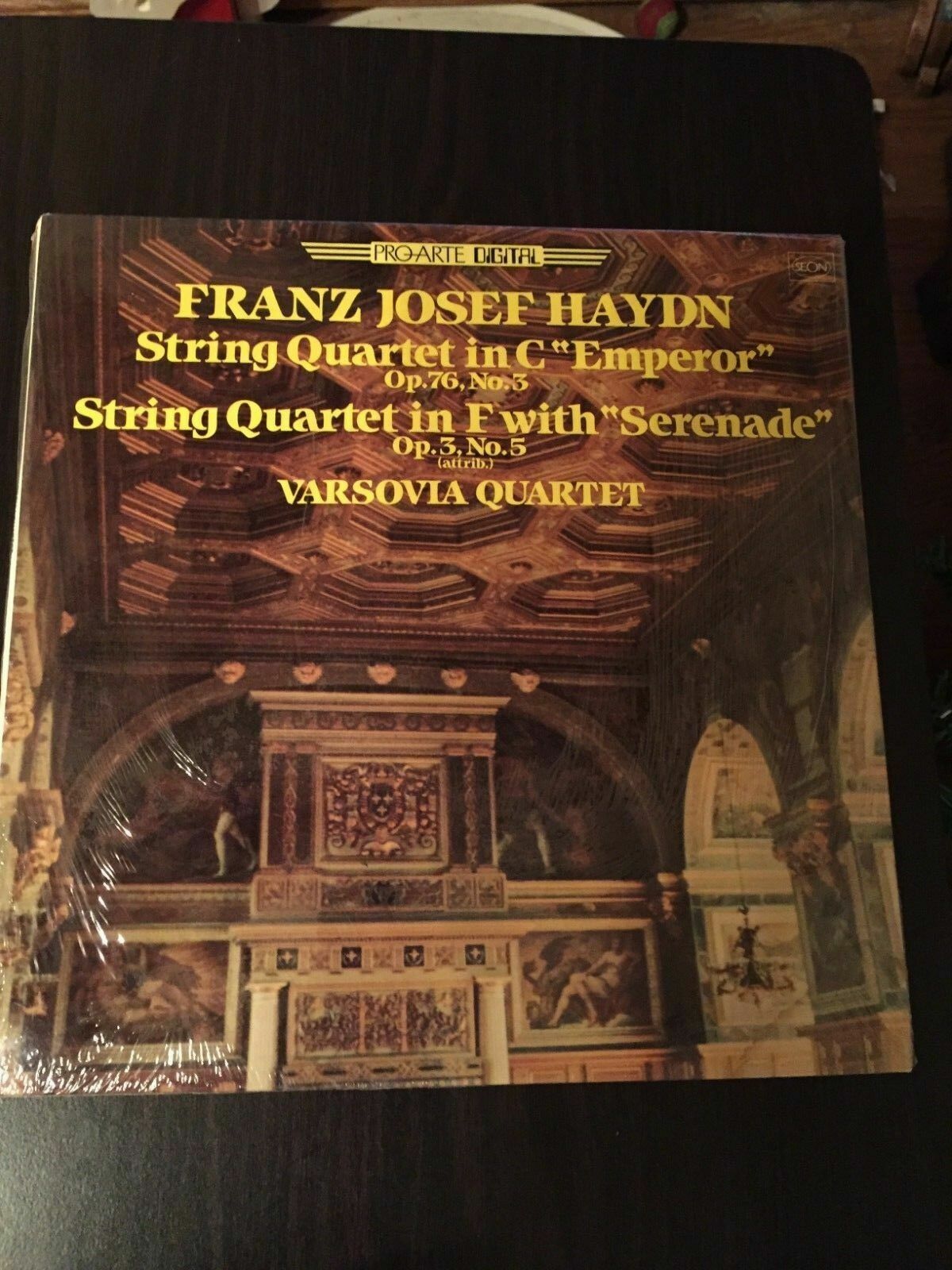 Vintage Franz Josef Haydn LP VARSOVIA QUARTET New