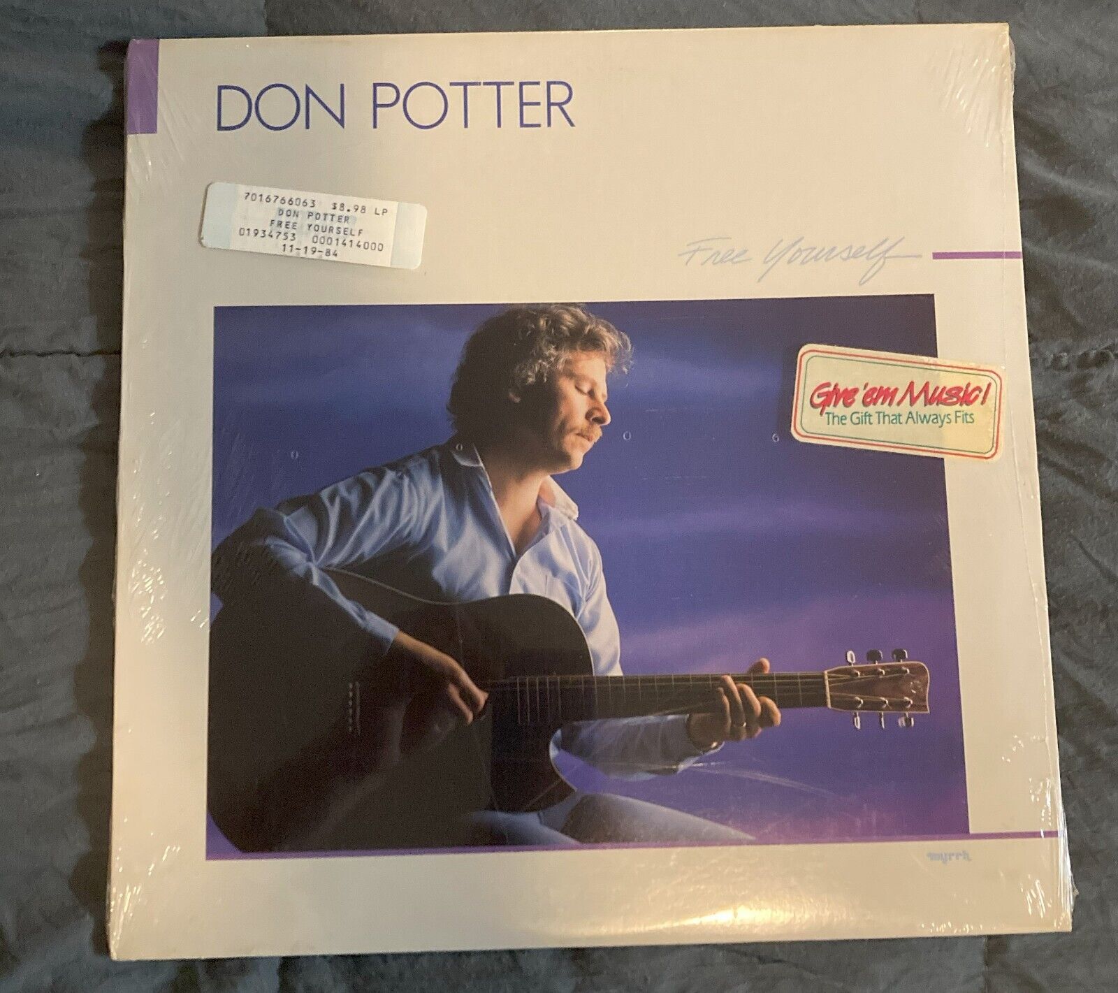 Don Potter Free Yourself -FACTORY SEALED BRAND NEW VINTAGE