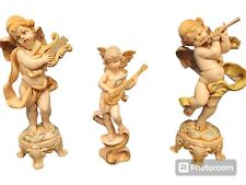 Vintage Fontanini Depose Italy Angels Cherub Cupids Playing Music picture