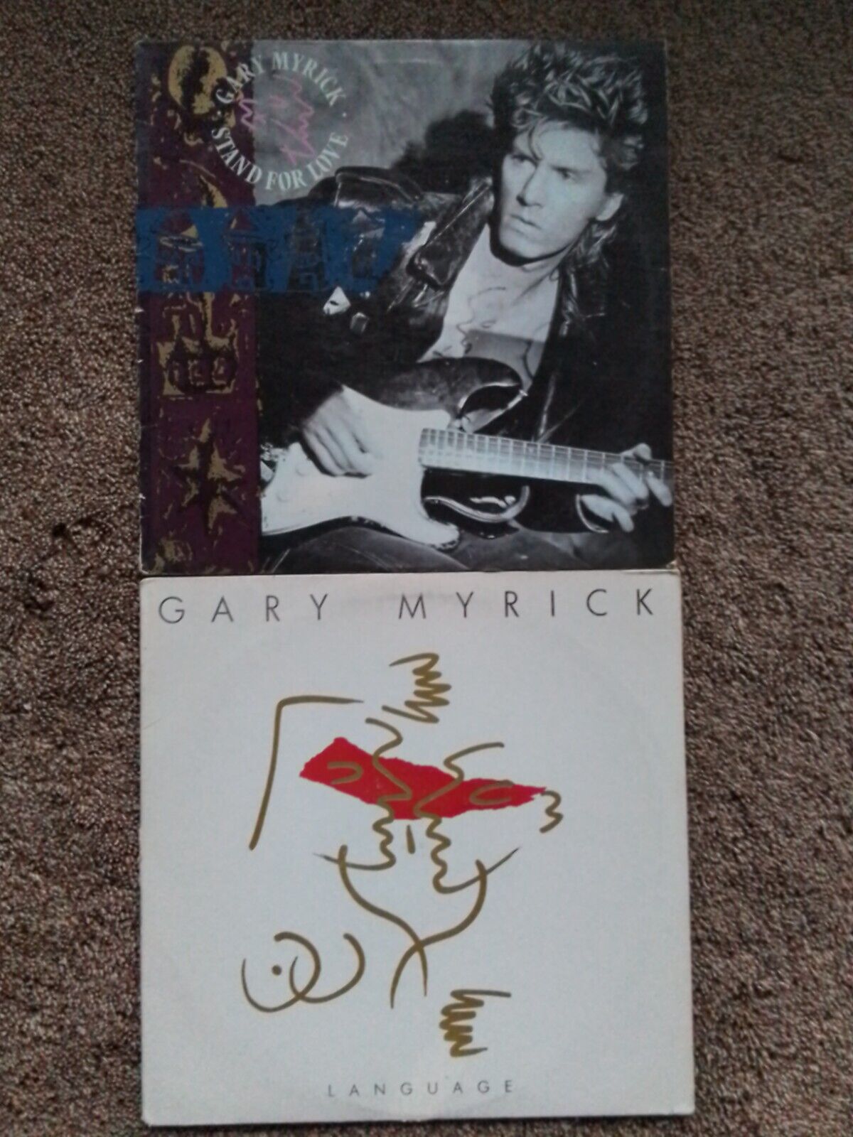 TWO VINTAGE GARY MYRICK VINYL RECORD ALBUMS