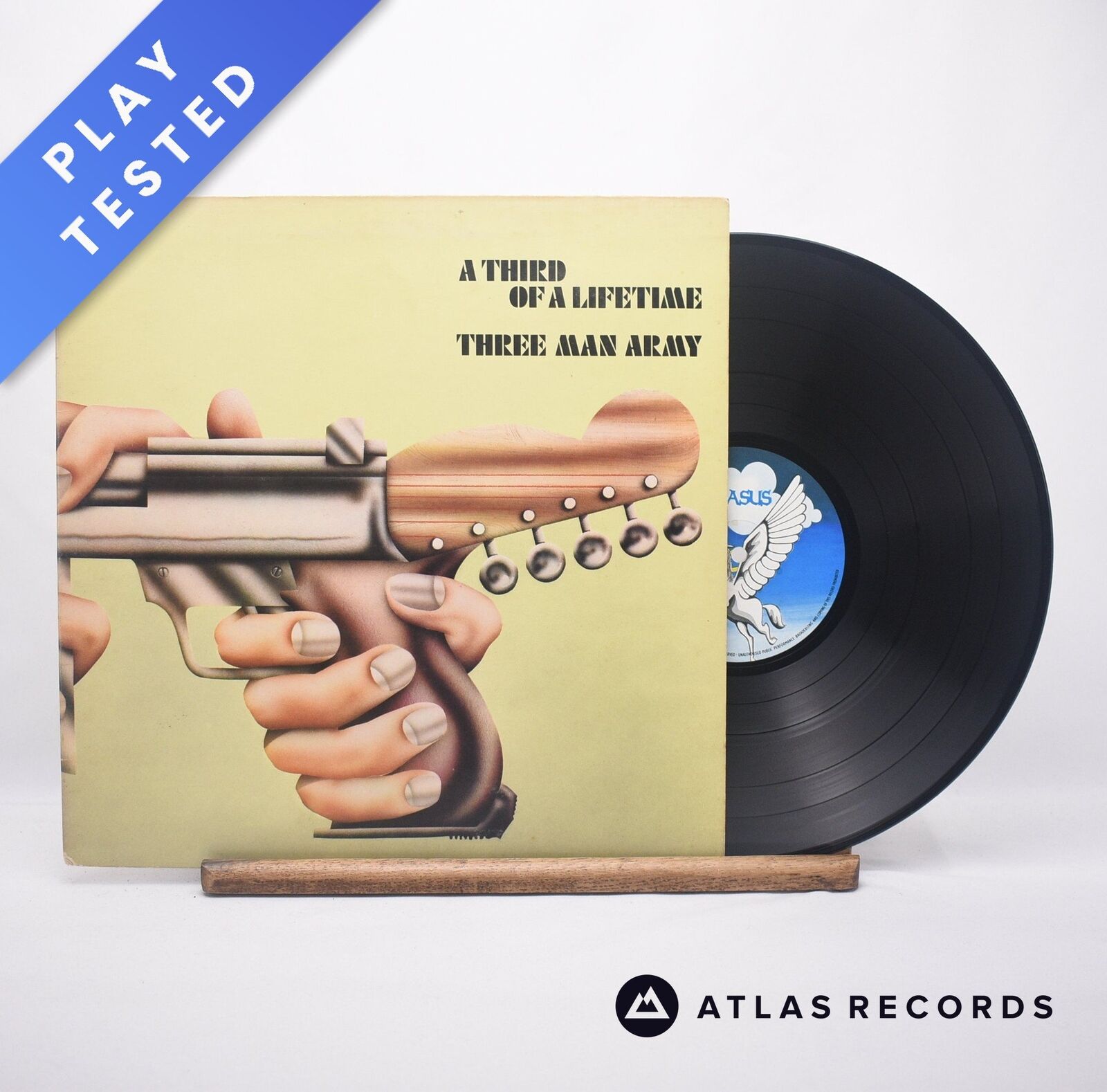 Three Man Army A Third Of A Lifetime A-1 B-1 LP Album Vinyl Record - VG+/EX