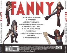 FANNY - ROCK & ROLL SURVIVORS NEW CD picture