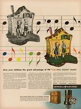 1944 Radio Music FM General Electric 40s Vintage Print Ad Hans Gretel Electronic picture