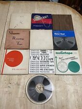 Lot Of 10 Vintage Mixed Brands 7” Reel To Reel Tapes Scotch Concertape Audiotape picture