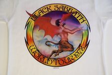 Black Sabbath Shirt Original Vintage Never Say Die World Tour 1978 picture