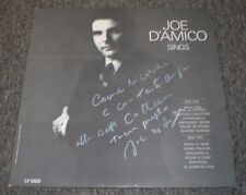 Joe D'Amico Sings~AUTOGRAPHED~RARE Private Italian Male Vocal~VG++ Vinyl picture