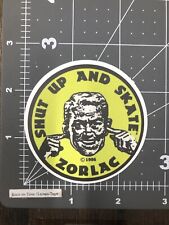 Shut Up And Skate Zorlac Humor Skateboard Laptop Guitar Decal Sticker B8R picture