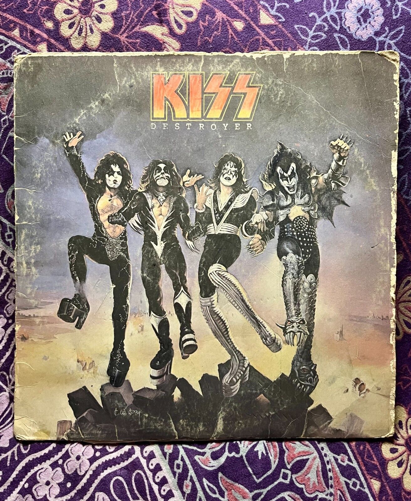 Destroyer by Kiss (Casablanca, NBLP 7025) w Sleeve, 1976 LP, VG / VG