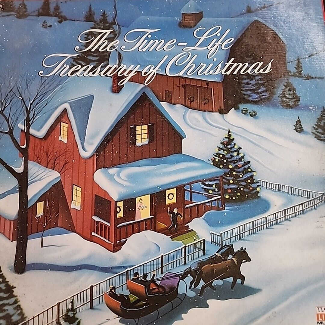 The Time Life Treasury Of Christmas 3 LP Box Set- Records NM-STL-107