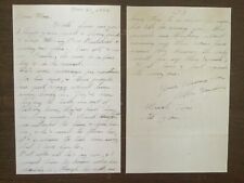 HAND WRITTEN BY JIMI HENDRIX’S DAD TO HIS MOTHER ABOUT JIMI  (1945)*Reproduction picture