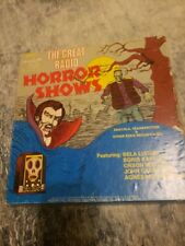 VINTAGE THE GREAT RADIO HORROR SHOWS 3 RECORD BOX SET DRACULA FRANKENSTEIN + picture