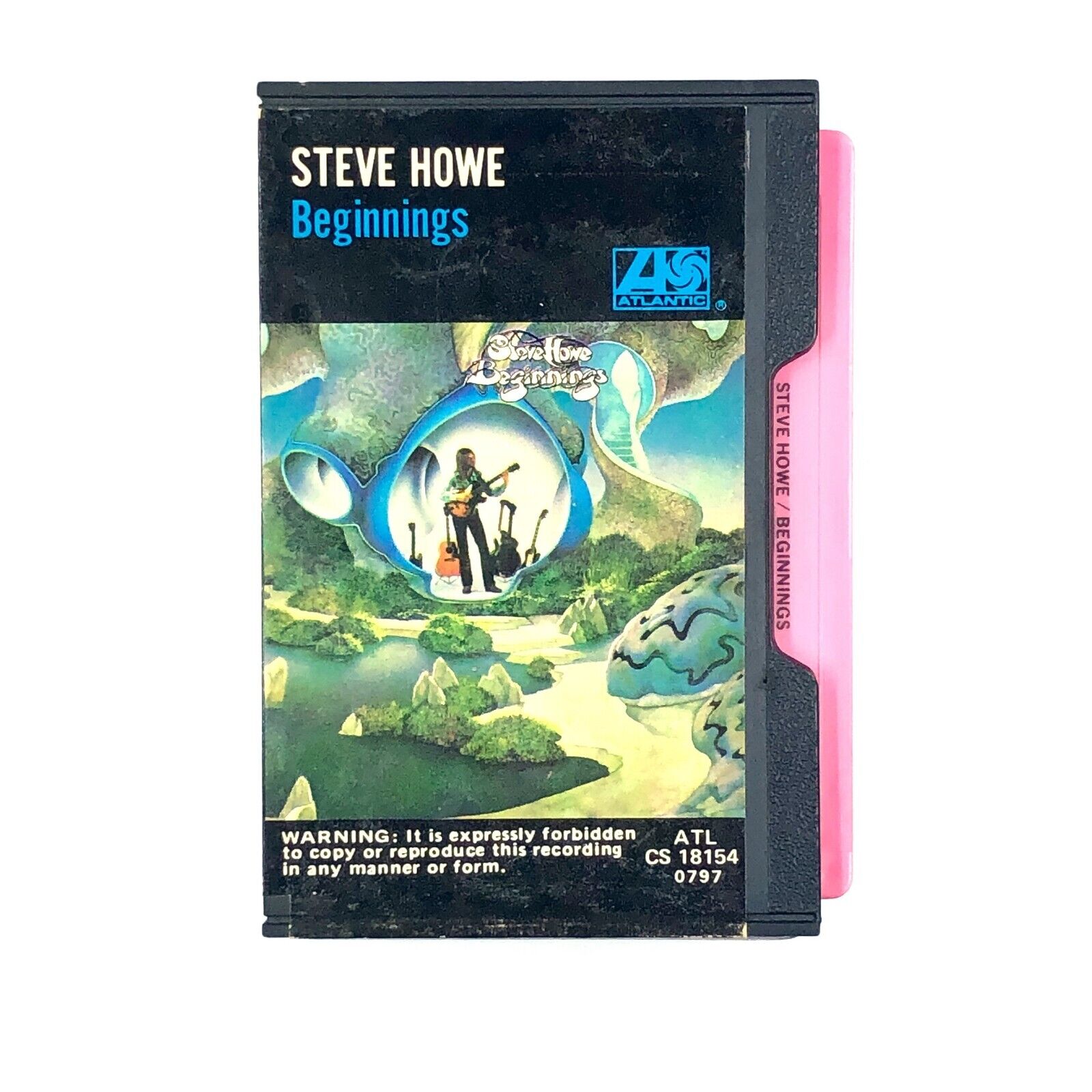 STEVE HOWE BEGINNINGS Cassette Tape 1975 SLIPCASE RELEASE Rock Prog Rare