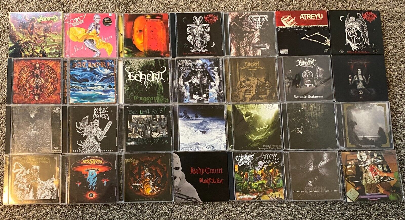 130 METAL CD LOT-MAKE YOUR OWN CD BUNDLE DEATH METAL,BLACK METAL,THRASH METAL 
