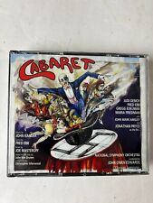 John Kander 2 CD set Cabaret 1999 Studio Cast first Recording with insert picture