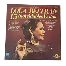 Lola Beltrán 15 Inolvidables Exitos LP Vinyl Record Album Latin picture