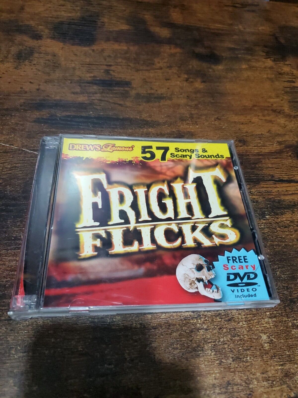 Halloween Songs Scary Sounds Drew’s Famous Fright Flicks 57 TV Decoration CD DVD