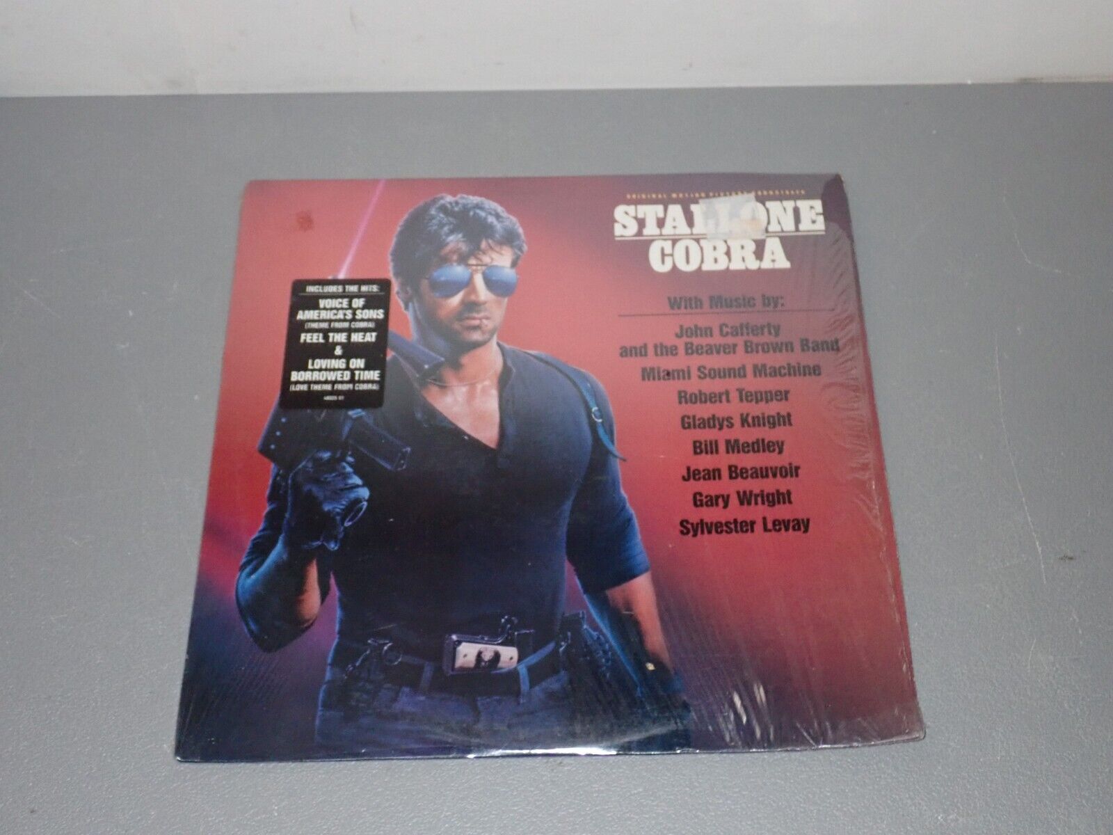 Cobra Original Motion Picture Soundtrack Vinyl LP, Scotti Brothers SZ 40325, NM