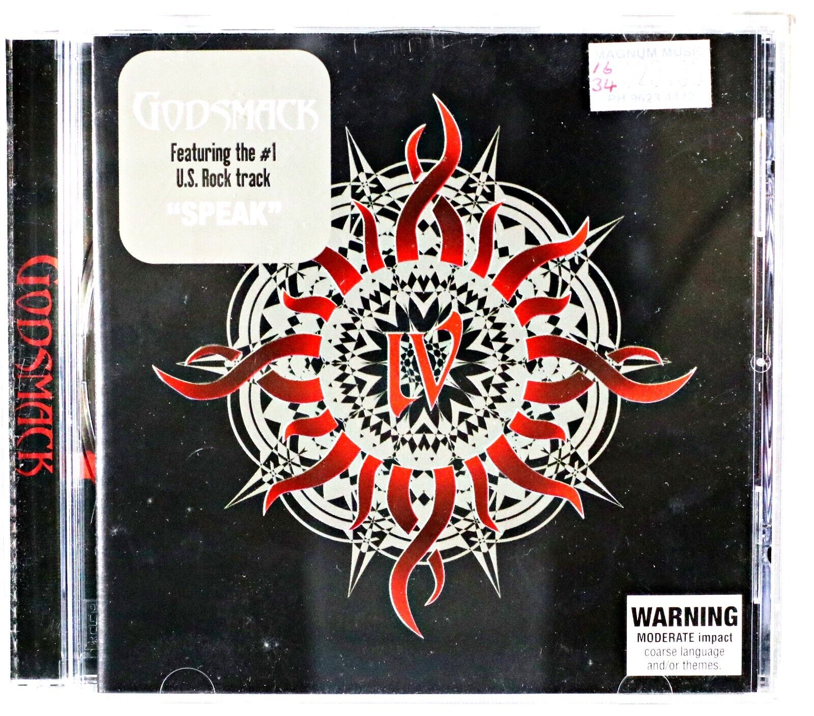Godsmack - IV - CD PreOwned Alternative Hard Rock Heavy Metal